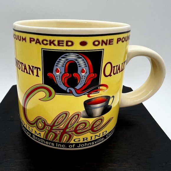 Cost Plus World Market Other - World Market Novelty Coffee Advertising Ceramic Mug Gift Whimsical Tea Kitchen